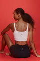 Never Better Twist Crop White