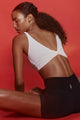 Never Better Twist Crop White