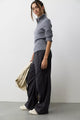 Spotlight Knit Trouser Black Oyster