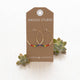 Japanese Seed Bead Hoops- multiple colorways: El Sol