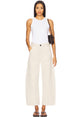 Ayla Cargo Crop Pale Stone