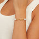 BG-6109 Stretch Bracelet White Jade