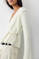 Snowfall Wrapped Sweater Snow Mint Combo