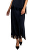 Kristin Lace Trim Silk Skirt