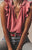 Bex Gauze Top Faded Rose