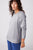 Softest Fleece Raglan Side Slit Sweatshirt in Heather Grey