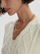 Kay Cable Knit Vest in Snow White