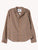 Barry Tailored Button-Up Shirt Small Brown Yellow Check