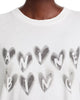 Cade Tee Hearts in Ivory