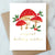 Magical Holiday Mushroom Greeting Card