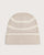 Ronan Stitch Stripe Beanie Silver Birch