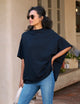 Audrey Funnel Neck Caplet British Royal Navy Fleece