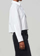 Fino Boxy Cropped Tuxedo White