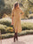 Rory Maxi Shirtdress Camel Corduroy