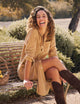 Rory Maxi Shirtdress Camel Corduroy