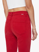 High Waisted Weekender in Haute Red