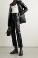 90's Pinch Waist Long in Leather Detox (Black)