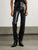 90's Pinch Waist Long in Leather Detox (Black)