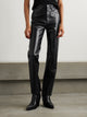90's Pinch Waist Long in Leather Detox (Black)