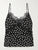 Amelie Camisole Black White Double Dot Jacquard