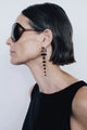 Mizumi EG-5889 Black Obsidian Agate Earrings