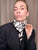 York Scarf Leopard Pearl White