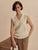 Kay Cable Knit Vest in Snow White