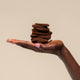 Recycled Fabric Seamless Hair Elastics 20pc Set - Chocolate
