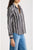 Waverly NYC Button-Up Shirt Black Tan Multi Stripes