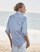 Eileen Sweatshirt Button-Up Pool Water Blue