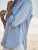 Eileen Relaxed Button-Up Shirt Pool Water Blue