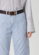 Marcelle Low Slung Cargo Sateen June Blue