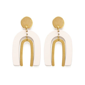 Arches Earrings: Ivory