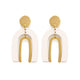Arches Earrings: Ivory