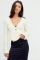 Snowfall Wrapped Sweater Snow Mint Combo