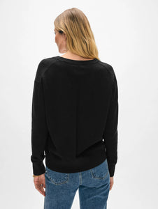 Cashmere V-Neck Sweater Black