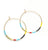 Japanese Seed Bead Hoops- multiple colorways: Seashore
