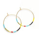Japanese Seed Bead Hoops- multiple colorways: New Mexico
