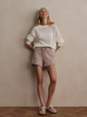 Ollie High Rise Short 3.5" Taupe Marl