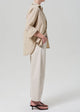 Ayla Cargo Crop Pale Stone