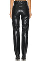 90's Pinch Waist Long in Leather Detox (Black)