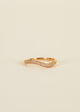 Gold Rings - Pave Wave - Champagne CZ: 9