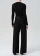 Ines Trouser Felted Wool Black