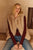Anastasia Fur Vest Taupe