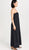 Linen Column Maxi Dress in New Navy