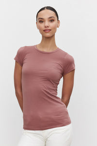 Jemma S/S Tee Blush