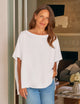 Olive Original Capelet White