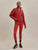 Sian Cropped Half Zip Midlayer Lava Falls