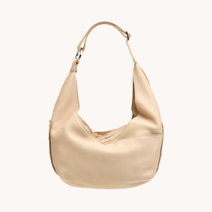 Tom Zip Medium Limestone Silver