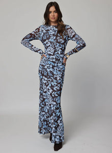 Mesh Promise Me Long Sleeve Maxi